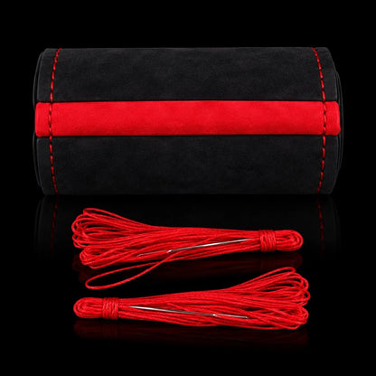 Funda de Volante Universal de Gamuza 38 cm – Rojo