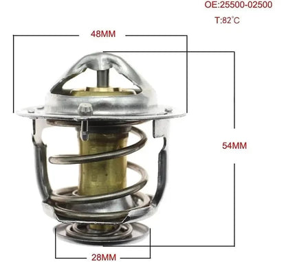Termostato 82°C Toyota / Nissan / Hyundai / Kia 25500-02500