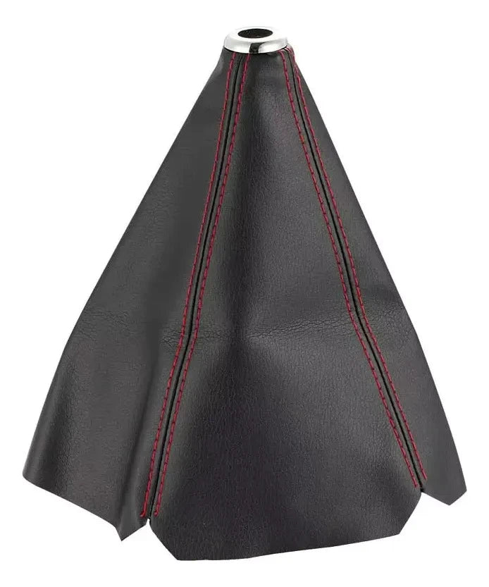 Polaina Universal Palanca de Cambios Cuero PU – Costura Roja