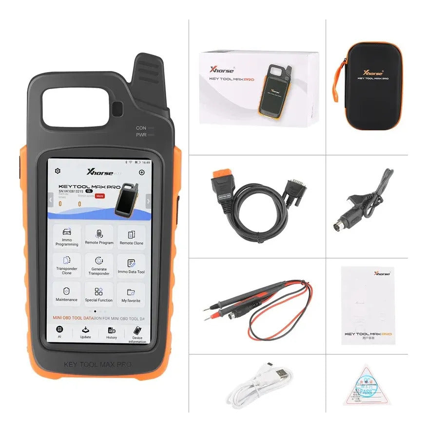 Xhorse VVDI Key Tool Max Pro contenido del paquete