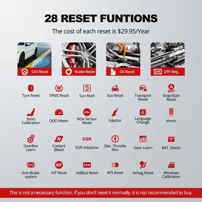 THINKCAR Thinkscan Plus S7 – Escáner OBD2 7 Sistemas + 5 Resets