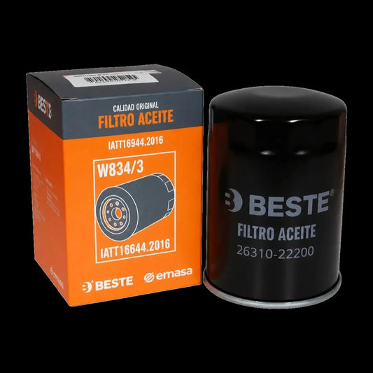 Filtro de Aceite W830/3 – Hyundai / Kia Diésel y Bencina