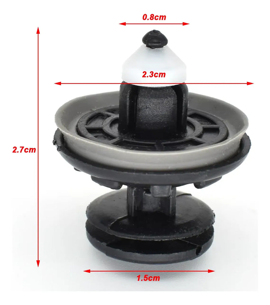 Clips Panel Puerta VW Audi 6Q0868243 – 10 Clips + 10 Brackets