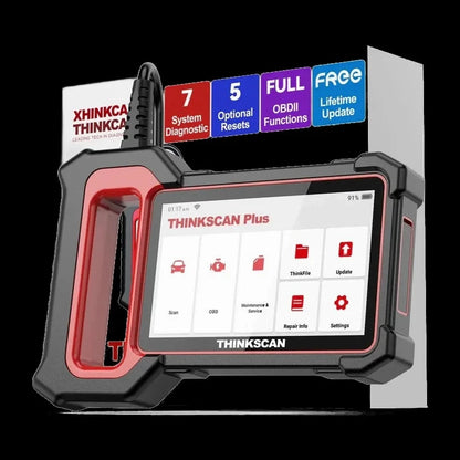 THINKCAR Thinkscan Plus S7 – Escáner OBD2 7 Sistemas + 5 Resets