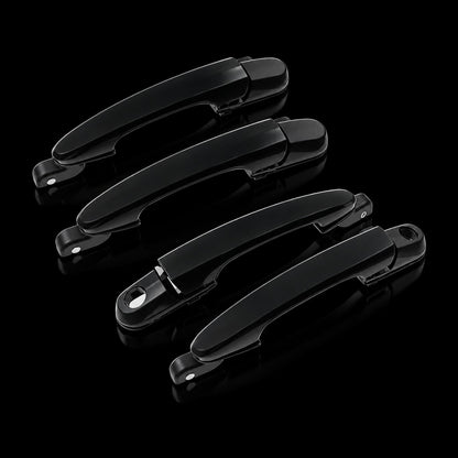 Manillas Exteriores para Hyundai Tucson 2005-2009 4 Unidades Negro Delantera/trasera