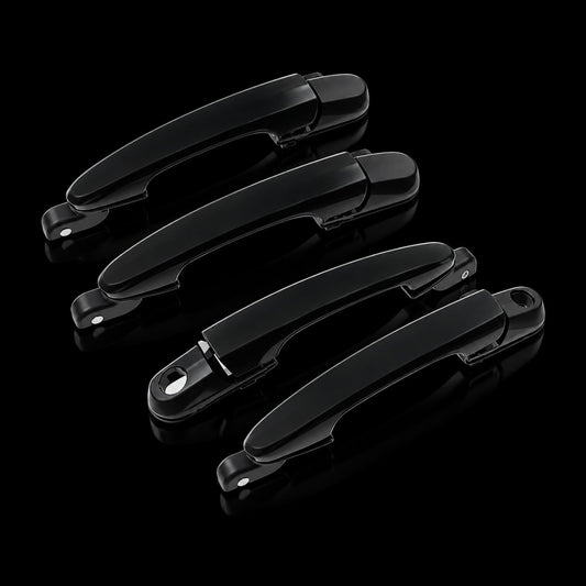 Manillas Exteriores para Hyundai Tucson 2005-2009 4 Unidades Negro Delantera/trasera
