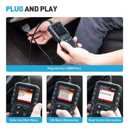 Escáner OBD2 LAUNCH Creader 3001 CR3001