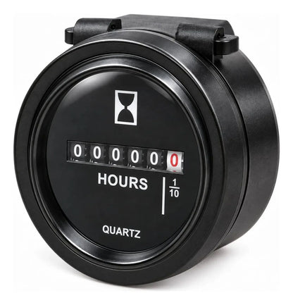 Horómetro 6-80V DC Contador de Horas para Motor, Auto y Maquinaria
