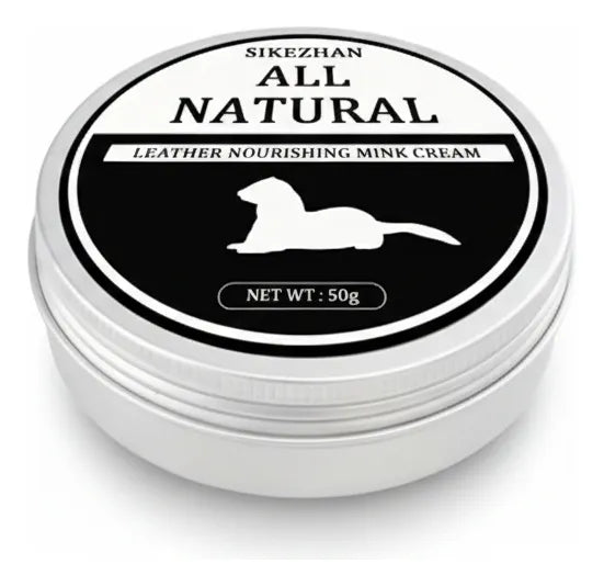 Crema de Limpieza y Restauración de Cuero – Aceite de Visón 100% Natural (100 g)