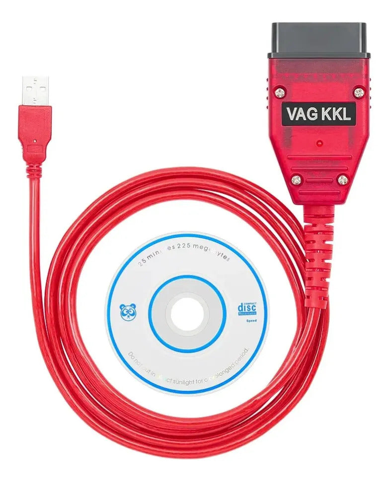 Cable de Diagnóstico VAG KKL 409.1 USB FTDI FT232RL + 9241A para VW, Audi, Seat y Skoda