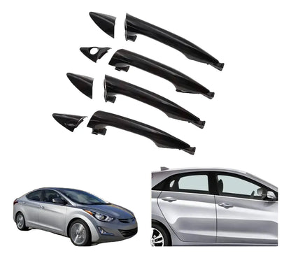 Set de 4 Manijas de Puerta Exterior con Tapas – Hyundai Elantra 2011–2016