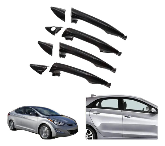 Set de 4 Manijas de Puerta Exterior con Tapas – Hyundai Elantra 2011–2016