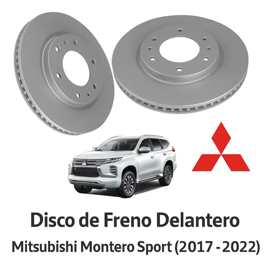 Discos de Freno Delanteros para Mitsubishi Montero Sport 2017–2022 | Par | Fabricados en Japón