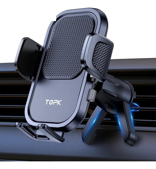 Soporte de Celular para Auto TOPK a Rejilla de Ventilación Negro