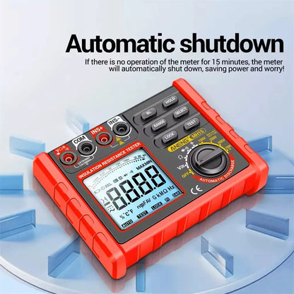 ANENG MH15 – Megóhmetro Digital de Aislamiento Profesional 100V–1000V - 6000 Cuentas