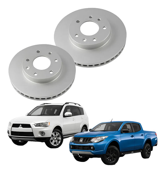 Discos de Freno Delanteros para Mitsubishi Montero G2 / L200 | Par | Fabricados en Japón