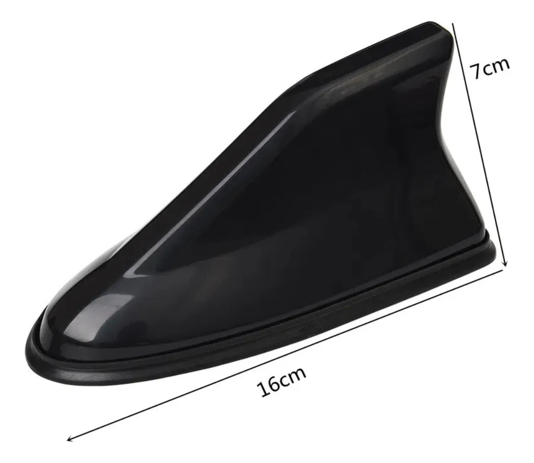 Antena Aleta de Tiburón Universal AM/FM para Auto Negro Brillante