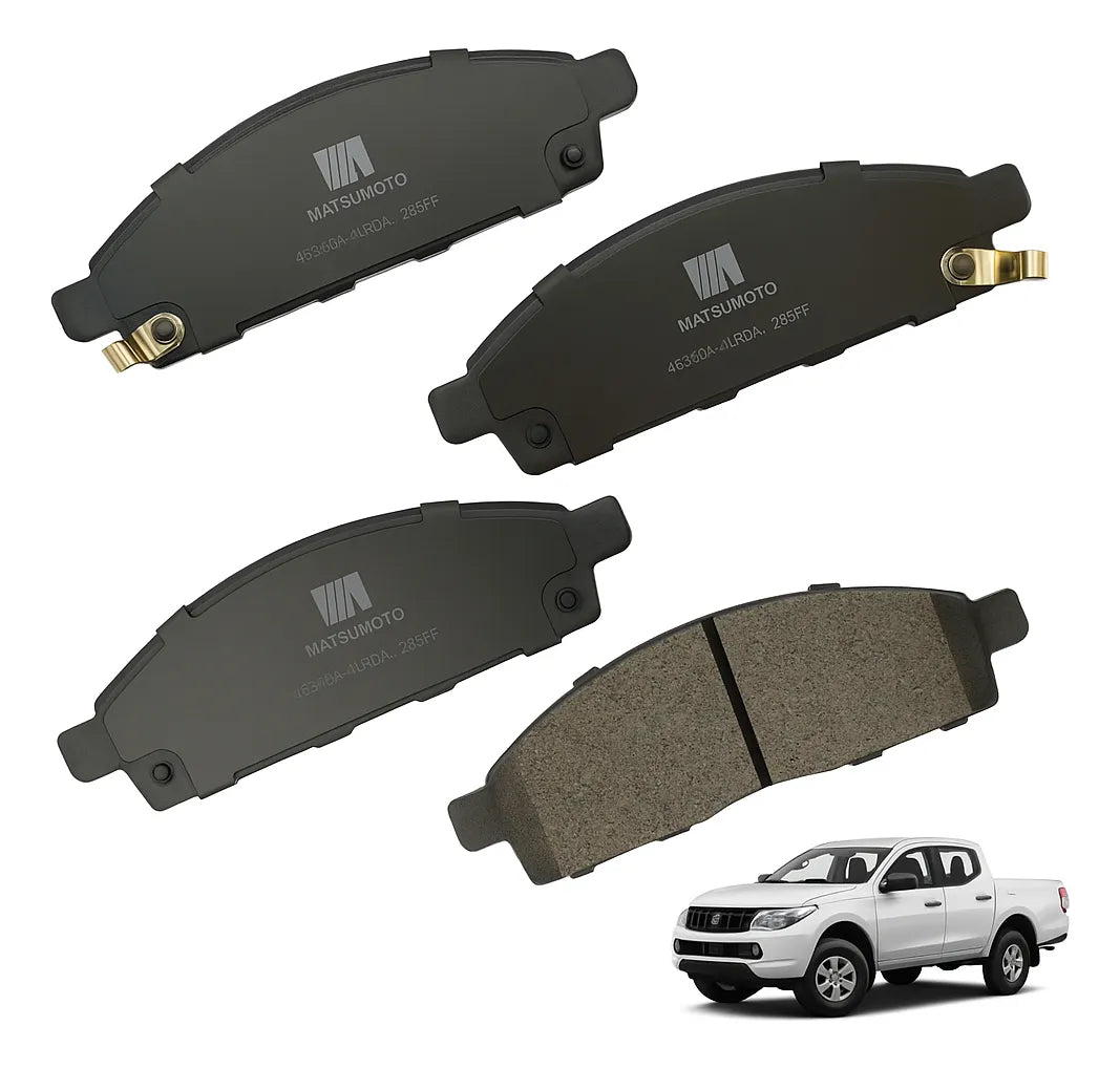 Pastillas de Freno Delanteras Low Metal Black Edition – Mitsubishi L200