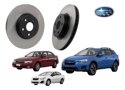 Discos de Freno Delanteros para Subaru Legacy / XV / Impreza / Forester | Par | Fabricados en Japón