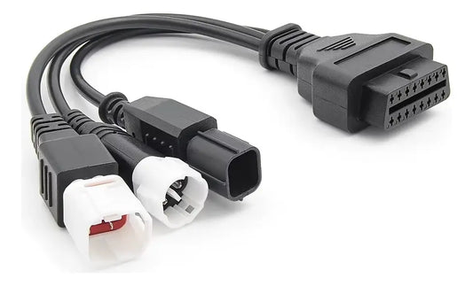 Cable OBD2 3 en 1 para Motos Yamaha y Honda – Diagnóstico
