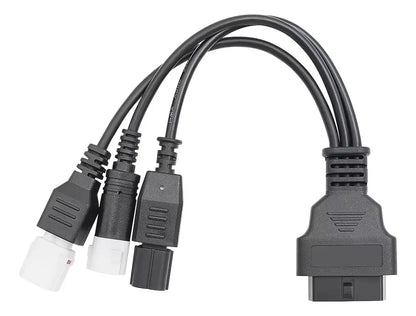 Cable OBD2 3 en 1 para Motos Yamaha y Honda – Diagnóstico