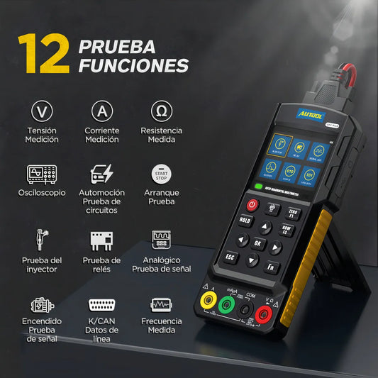 Multímetro Osciloscopio Automotriz Profesional – Inyectores, K-Line y CAN