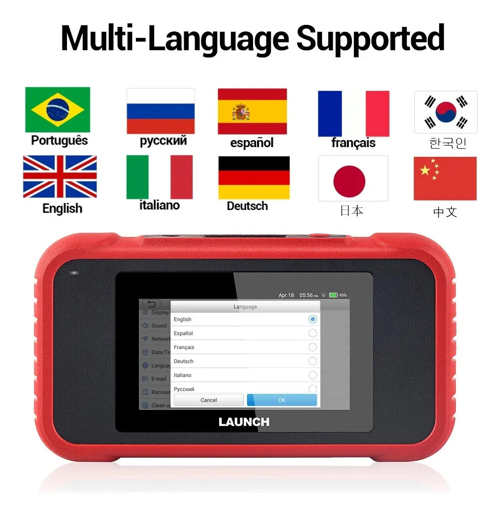 Scanner Automotriz Launch X431 CRP123E V2.0 – OBD2 Profesional