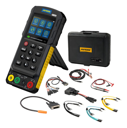 Multímetro Osciloscopio Automotriz Profesional – Inyectores, K-Line y CAN