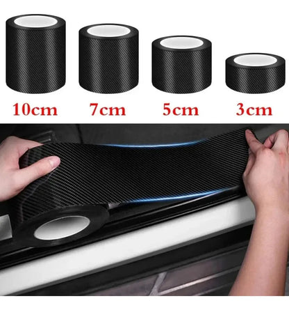 Cinta de Fibra de Carbono 3D Protectora 10 cm x 1 m Pack 2
