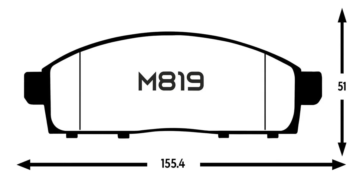 Pastillas de Freno Delanteras Low Metal Black Edition – Mitsubishi L200