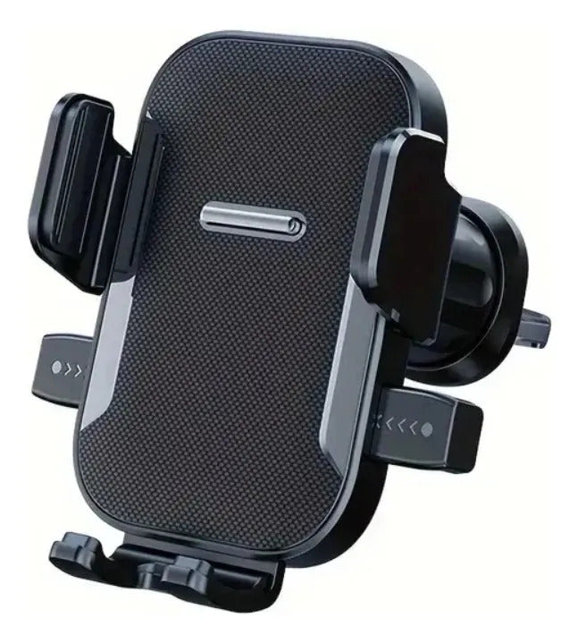Soporte de Celular para Auto a Rejilla de Ventilación Giratorio 360° Negro