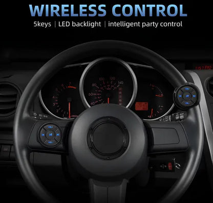 Botón Bluetooth Multimedia Para Volante Auto/Moto