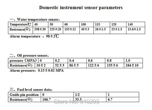 Sensor de Temperatura de Agua para Generador VDO – 14mm / 17mm / 21mm