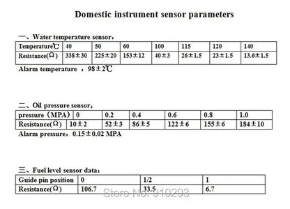 Sensor de Temperatura de Agua para Generador VDO – 14mm / 17mm / 21mm