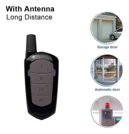Duplicador de Control Remoto Garaje 433 MHz — Código Fijo / Rodante