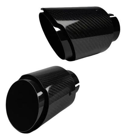 Cola Silenciador Universal Fibra De Carbono