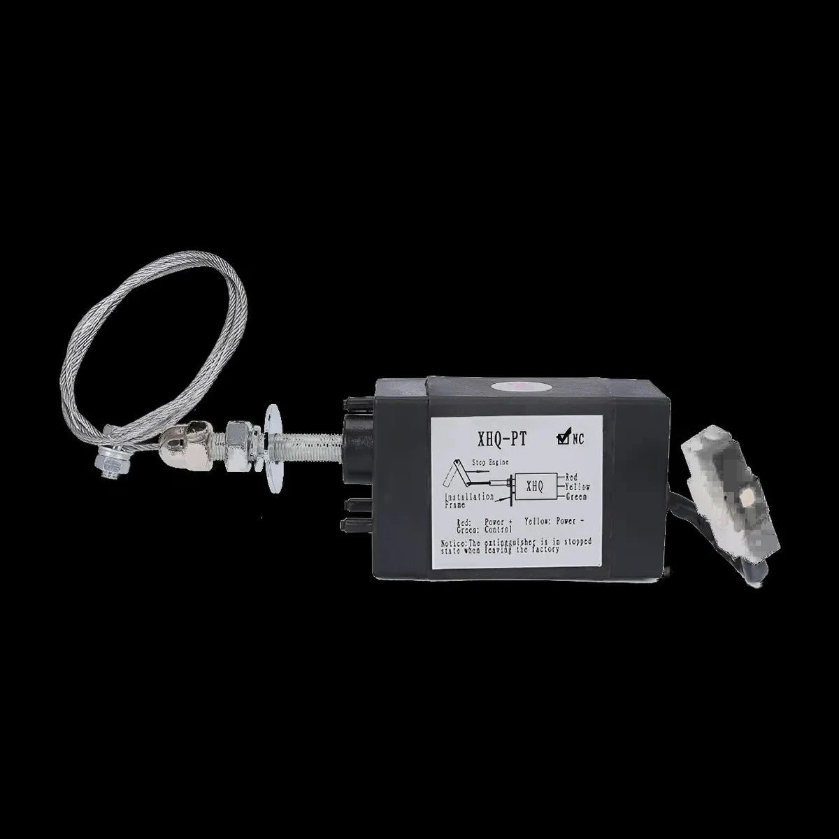Solenoide de parada de motor 12V XHQ-PT NC – Válvula de apagado diésel
