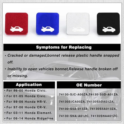 Kit Manija Pestillo de Capó Honda Civic 1996-2011 – PQY-ECL01