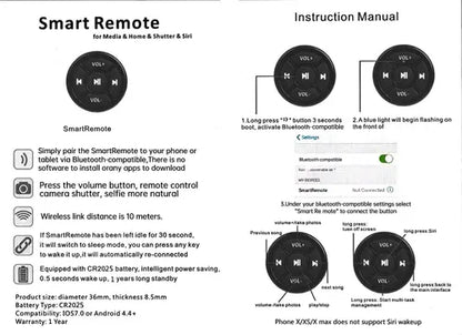 Botón de Control Remoto Inalámbrico para Volante Universal