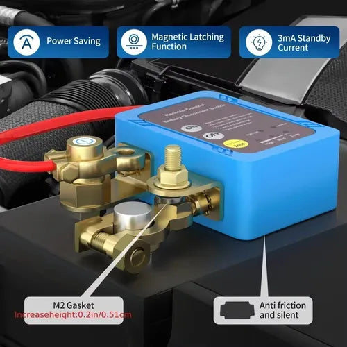 Relé Desconexión Batería Coche Inalámbrico 12V