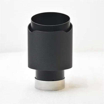 Cola de Tubo de Escape Universal Acero Inoxidable + Fibra de Carbono