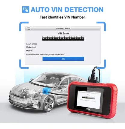 Scanner Automotriz Launch X431 CRP123E V2.0 – OBD2 Profesional