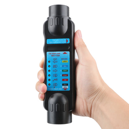 Probador de Remolque 7 Pines 12V Tester de Cableado y Luces para Barra, Remolque y Caravana