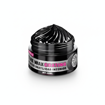 Restaurador de Plástico y Caucho Negro 30 ml Uso Exterior e Interior Neumáticos y Molduras Pasta Protectora Restauradora de Alta Durabilidad