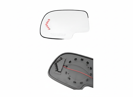 CRISTAL DE ESPEJO RETROVISOR LATERAL DERECHO PARA CHEVROLET – GRAN ANGULAR CON CALEFACCIÓN (PASAJERO)