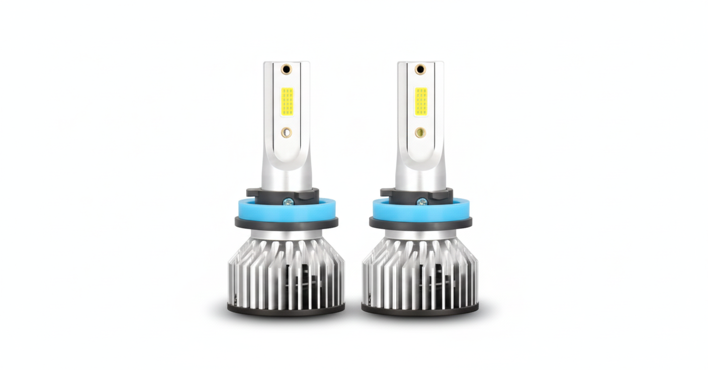 Par Bombillas LED H7 30000 LM – 300 W Luz Blanca 6000K Faros Principales y Antiniebla 12V–24V