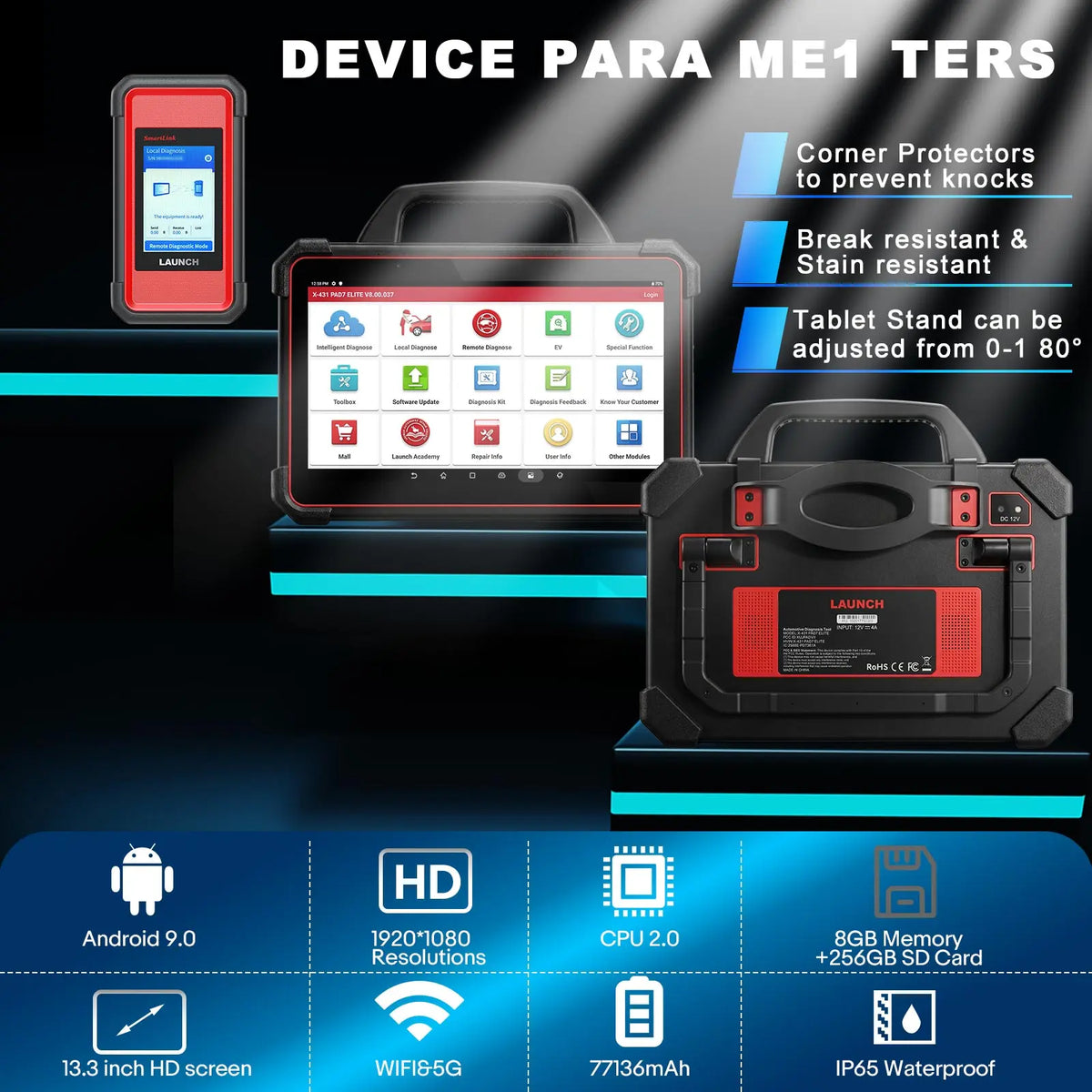X431 PAD VII Elite vehículos