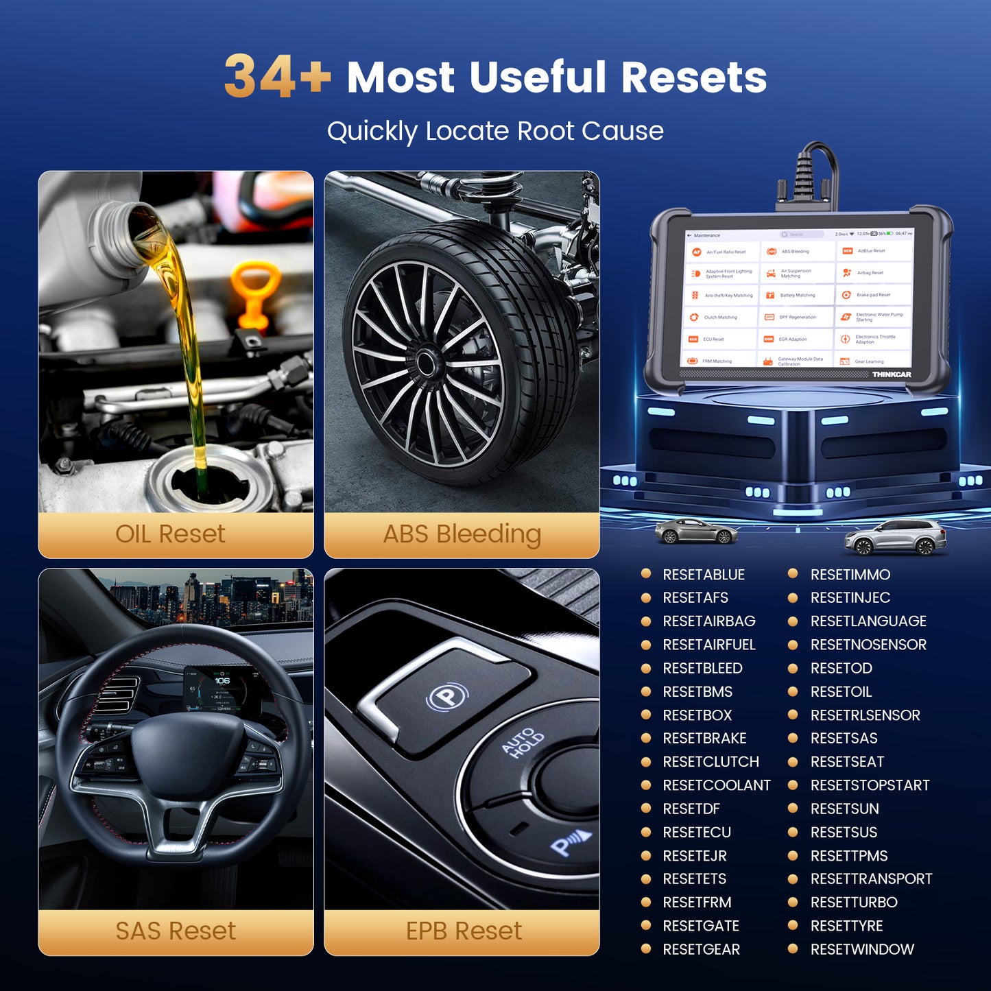 Escáner Automotriz Thinkcar Thinkscan 689 – Diagnóstico Profesional OBD2