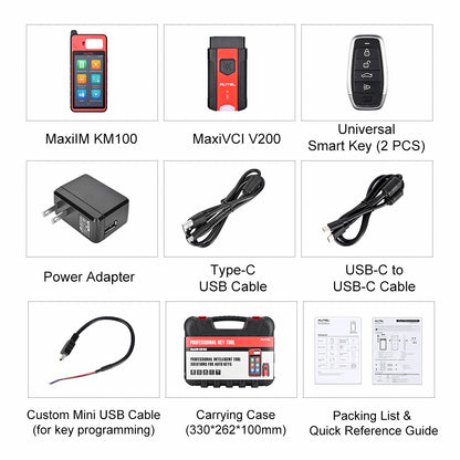 AUTEL KM100E – Programador de Llaves + Escáner Automotriz Profesional (OBD + IMMO)
