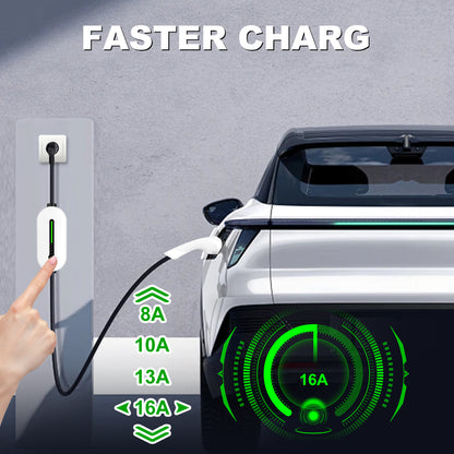 CARGADOR PORTÁTIL PARA VEHÍCULOS ELÉCTRICOS TIPO 2 – 3,5KW 16A MONOFÁSICO